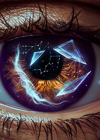 Eye with Geometric and Constellation Reflections