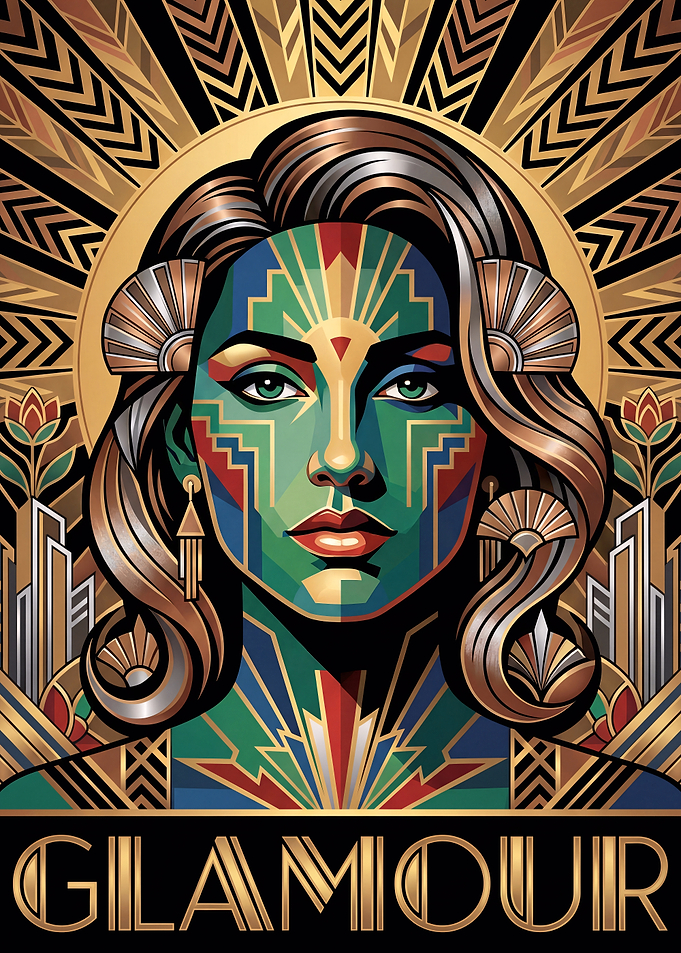 Glamour Art Deco Portrait