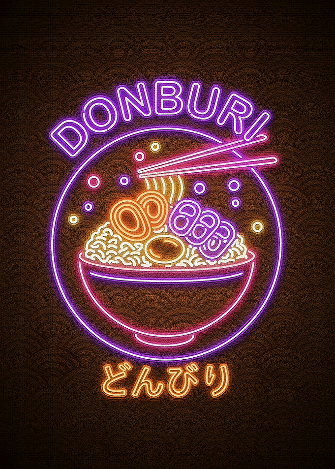Donburi Neon Sign