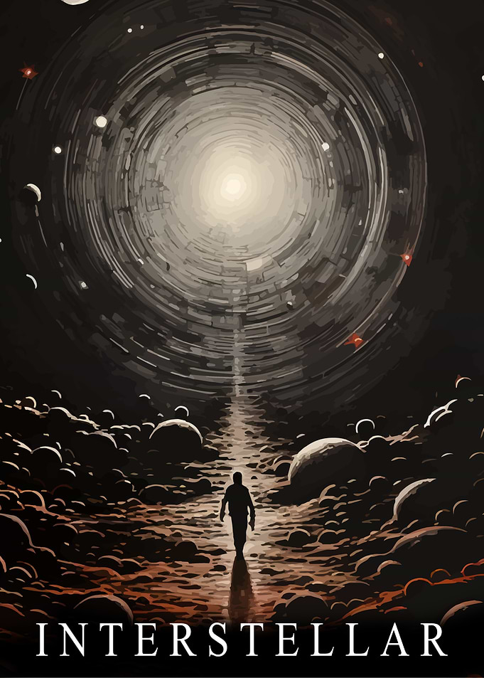 Interstellar Movie Poster Art