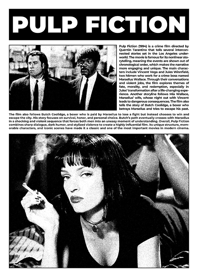 Pulp Fiction Movie Poster