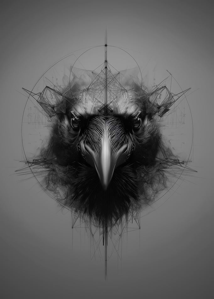Monochrome Raven