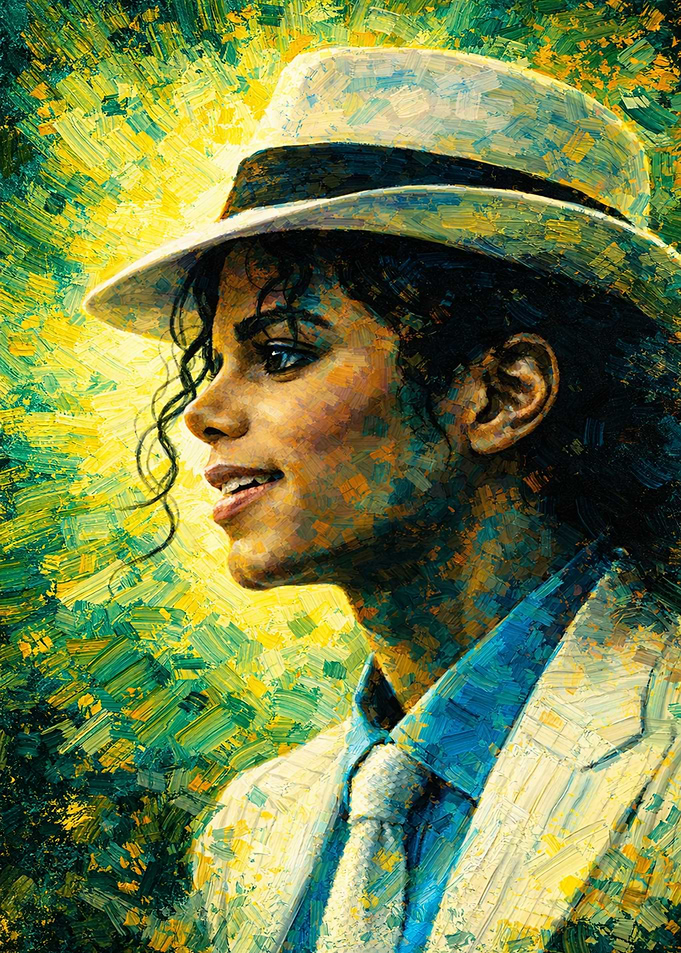 Michael Jackson Portrait Painting