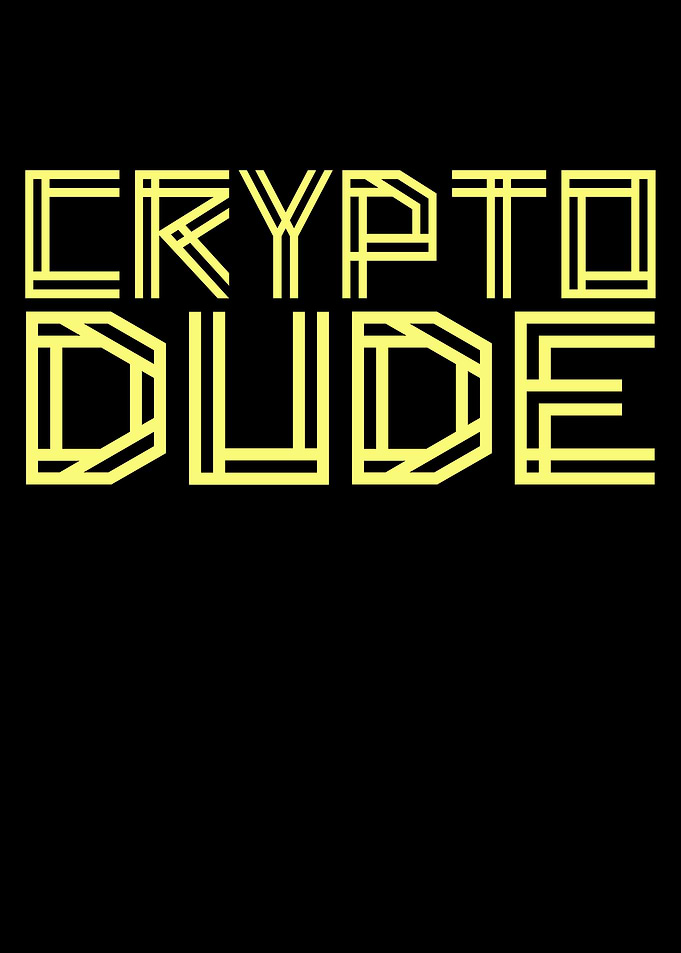 Crypto Dude Text Art