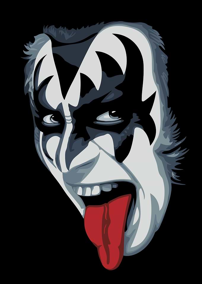 Gene Simmons Kiss Illustration