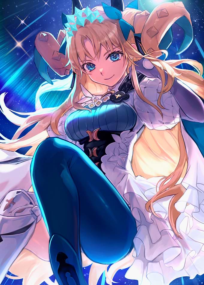 Girl with Blonde Hair and Crown
