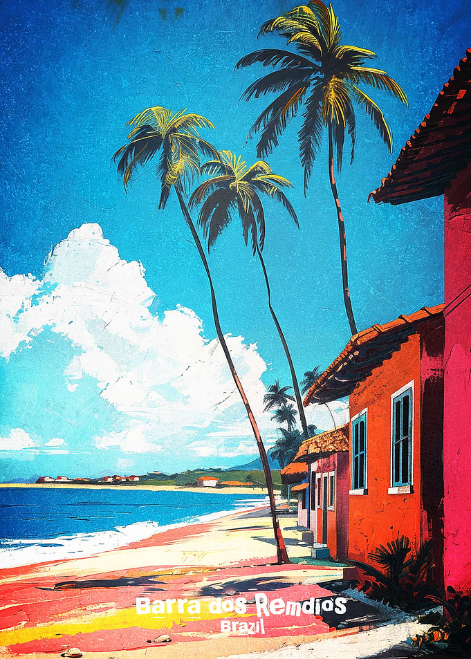 Barra dos Remedios Art Poster
