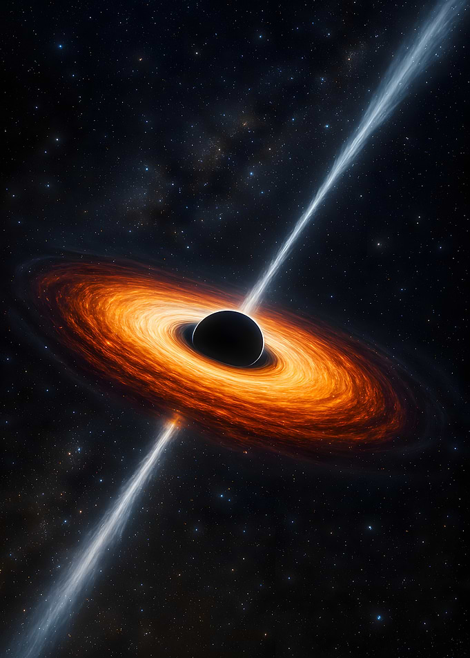 Black Hole with Accretion Disk and Jets