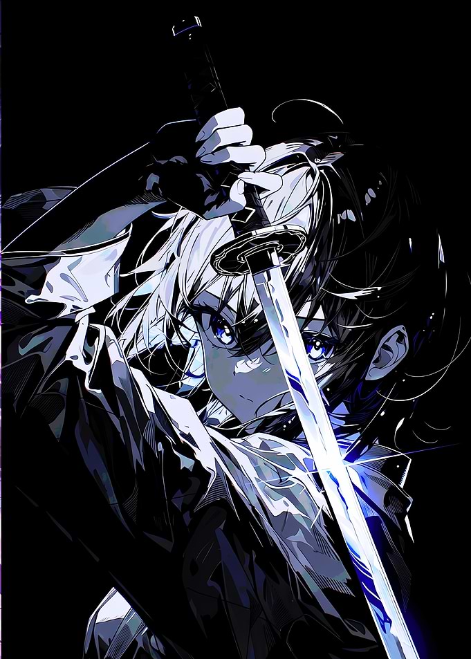 Anime Girl with Katana