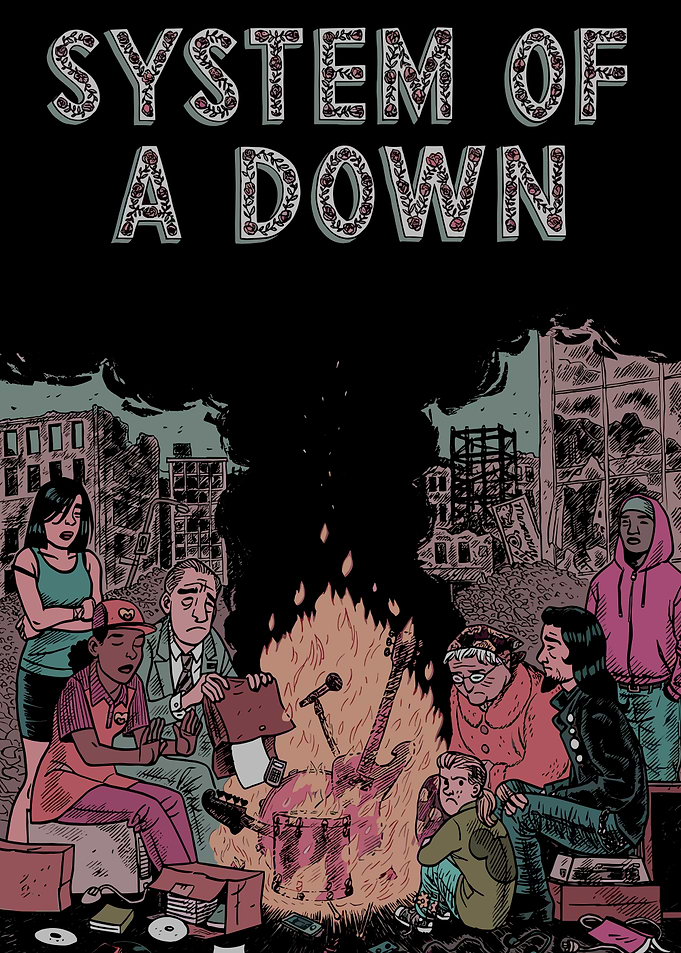 System of a Down Comic Art