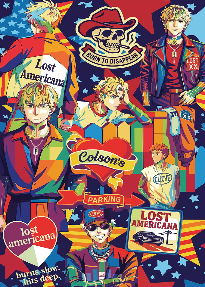 Lost Americana Pop Art Collage
