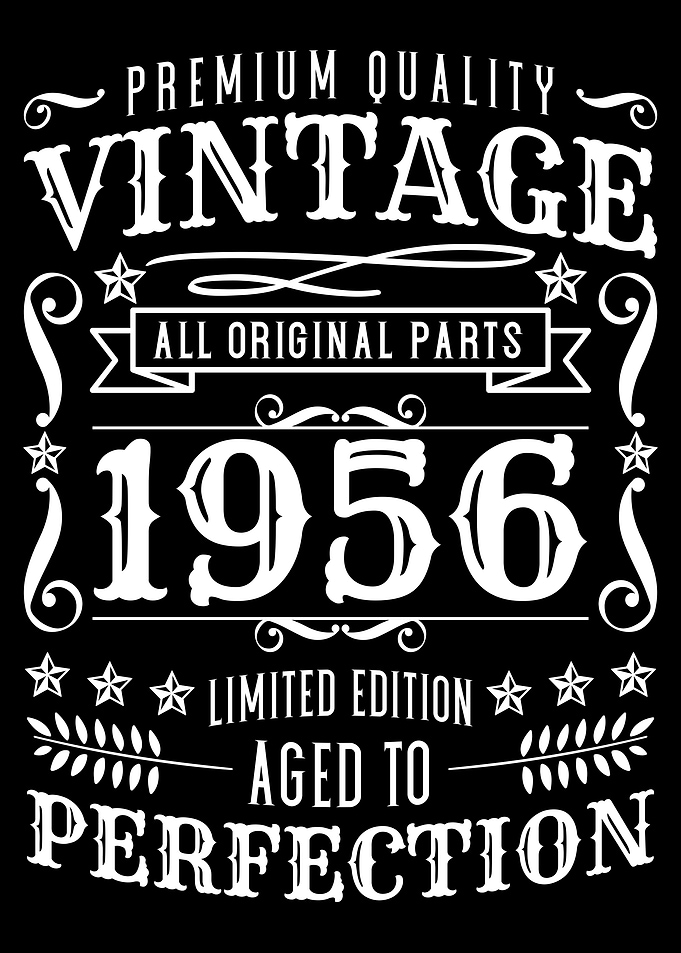 Vintage 1956 Premium Quality