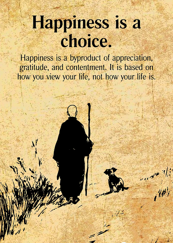 Happiness is a choice