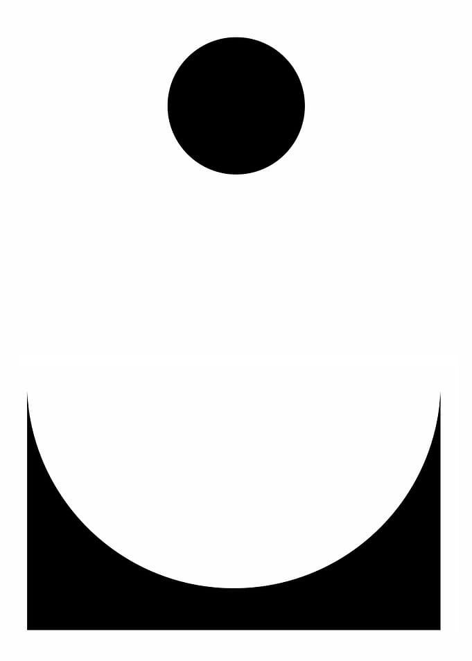 Minimalist Black and White Graphic