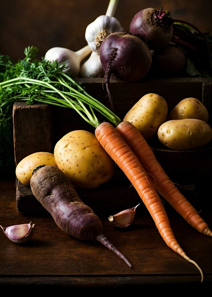 Fresh Vegetables Still Life