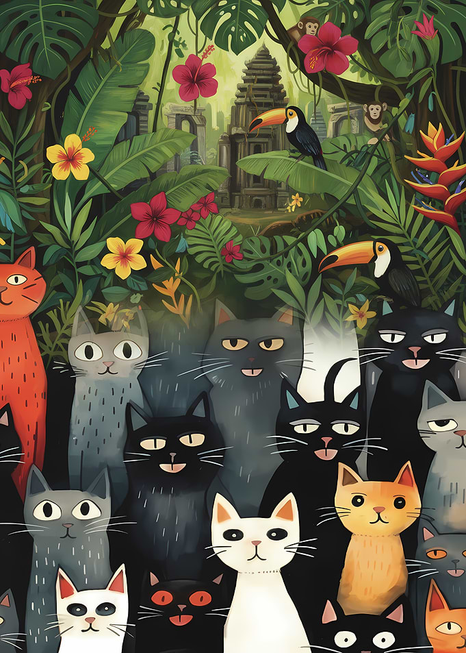 Cats in the Jungle