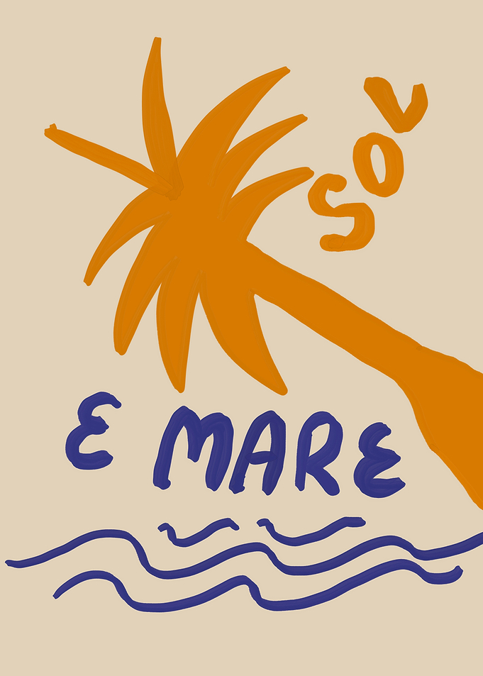 Sol e Mare: Beach Illustration