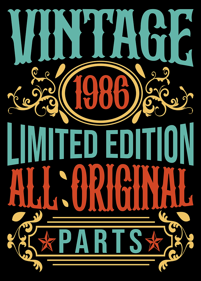 Vintage 1986 Limited Edition