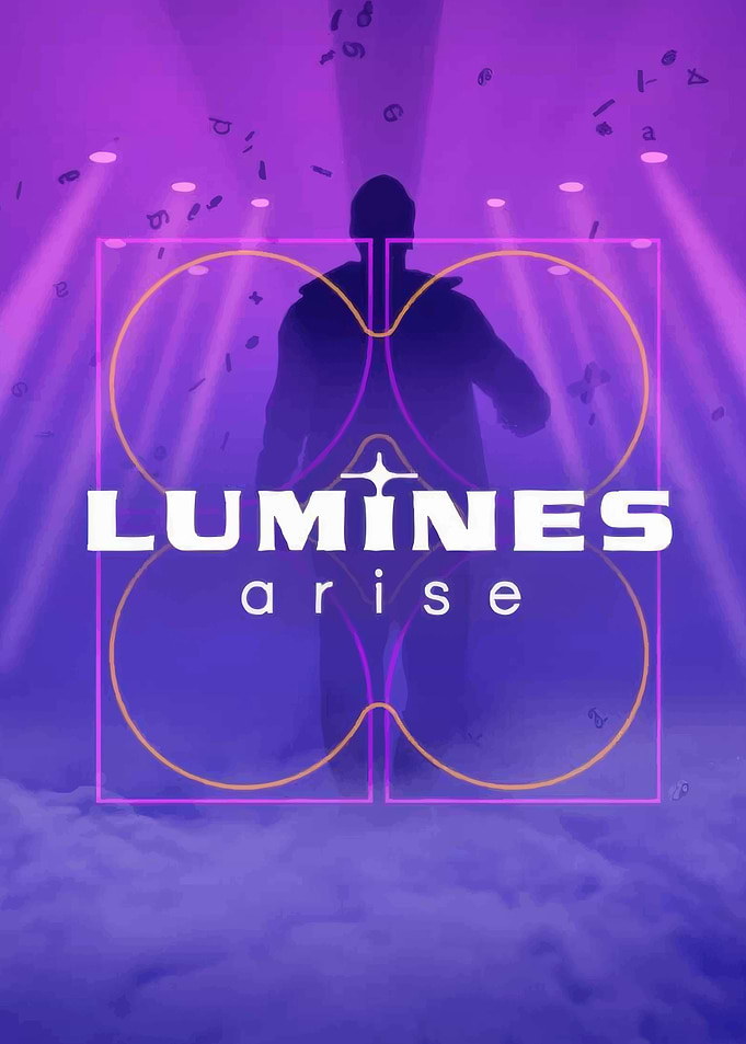 Lumines Arise: Abstract Silhouette Poster