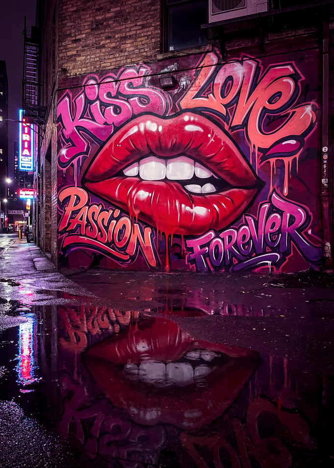 Urban Love Graffiti Art