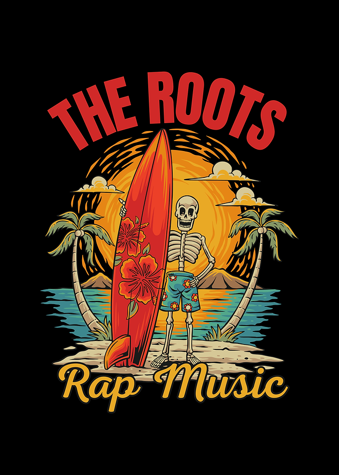 The Roots Rap Music Skeleton Surfer
