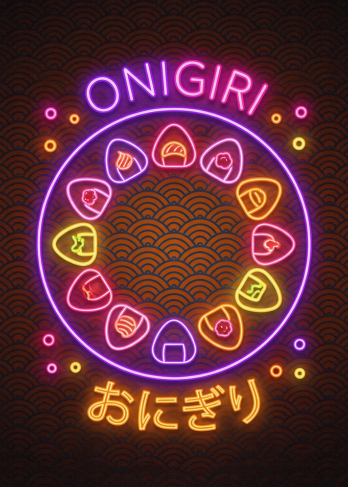 Onigiri Neon Sign