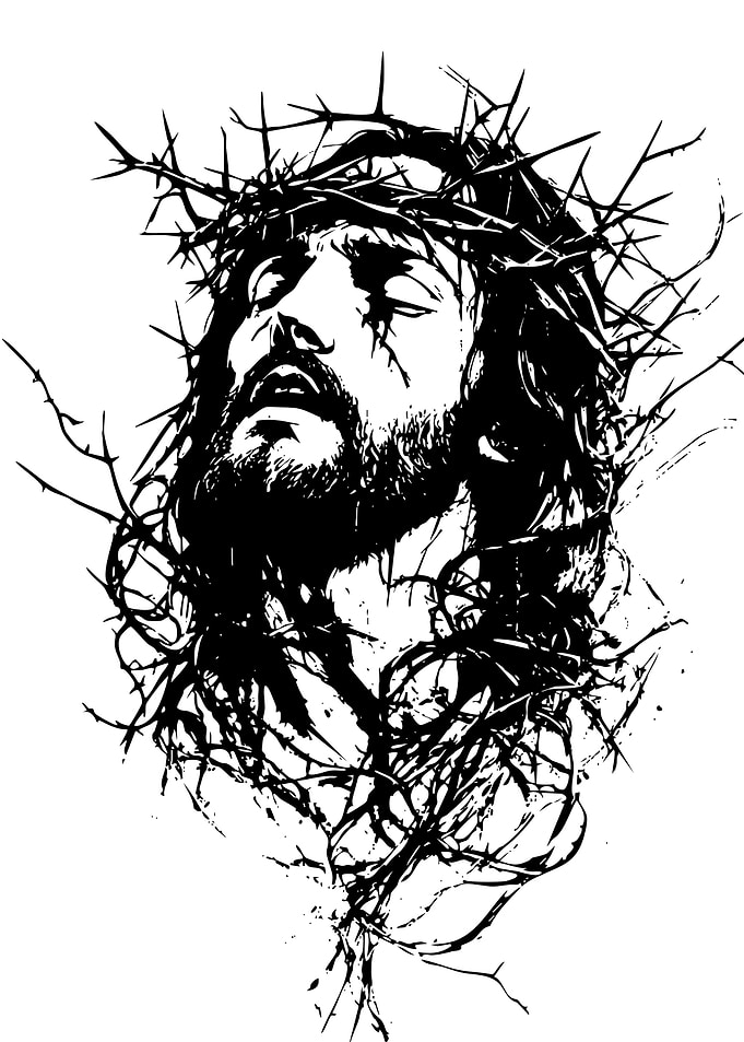 Jesus Christ with Crown of Thorns