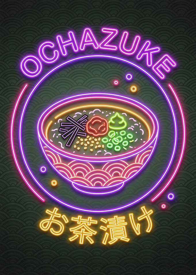 Ochazuke Neon Sign Art