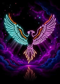 Neon Phoenix Ascension