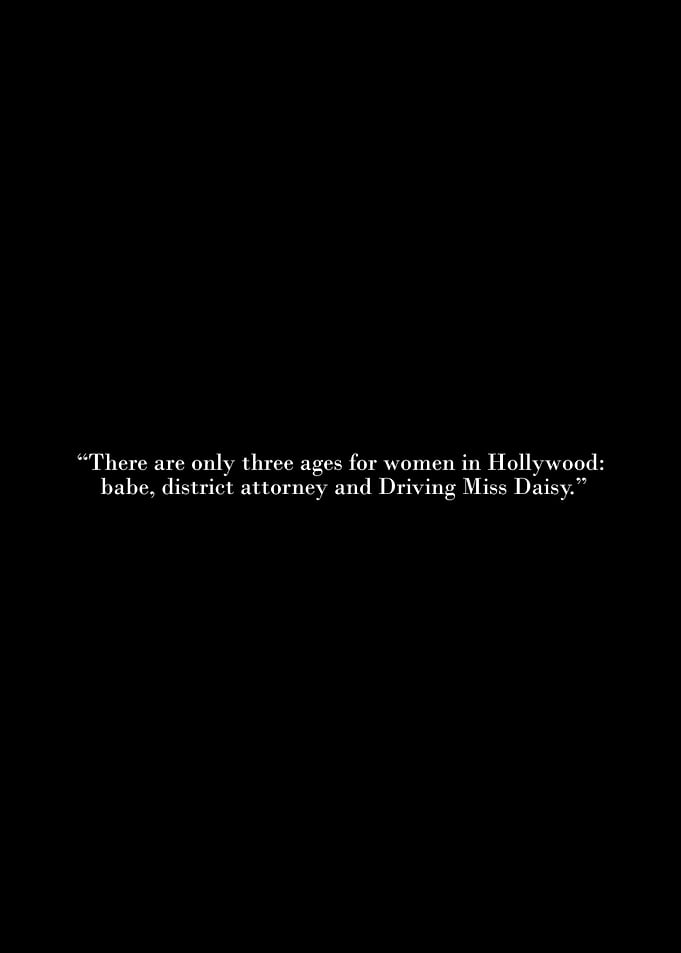 Hollywood Ages Quote on Black