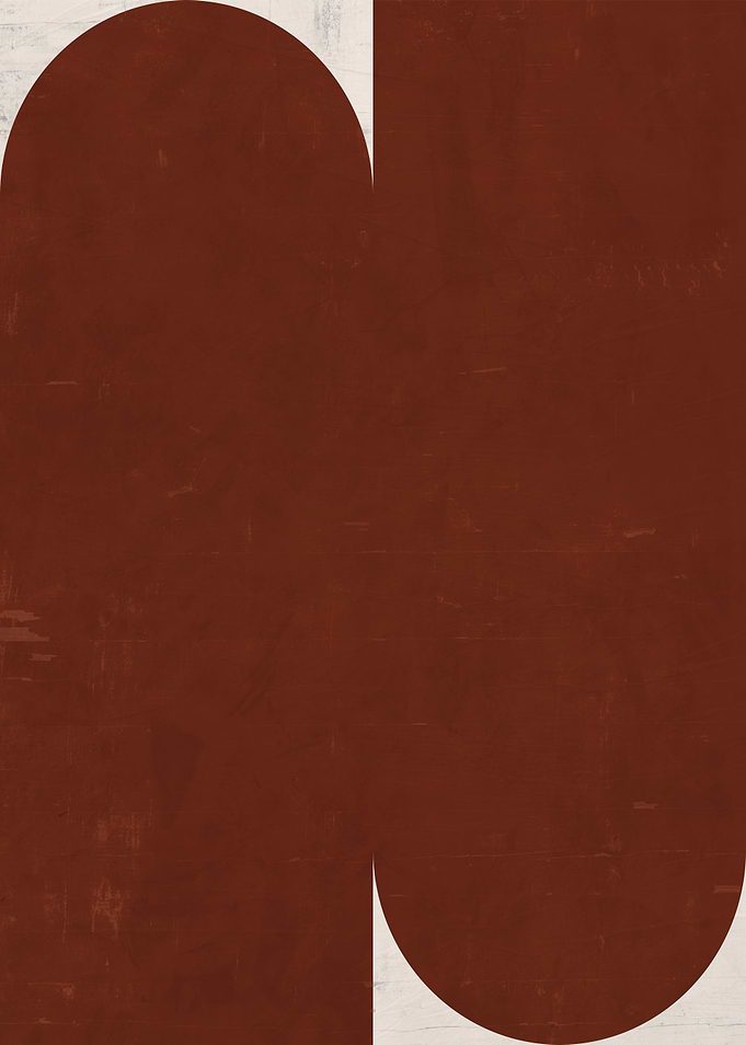 Abstract Brown and Beige Geometric Art
