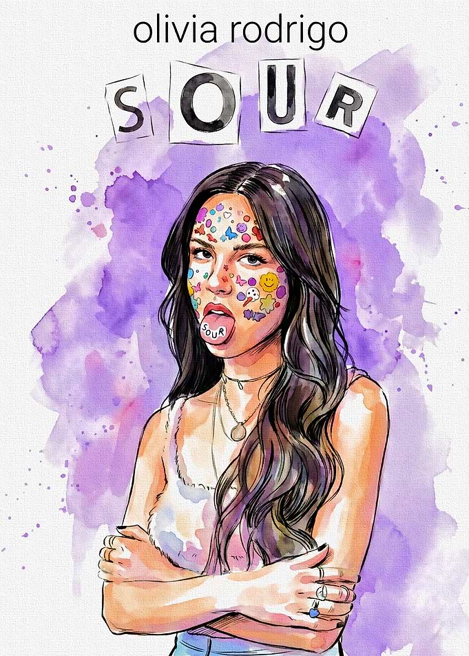 Olivia Rodrigo Sour Album Art
