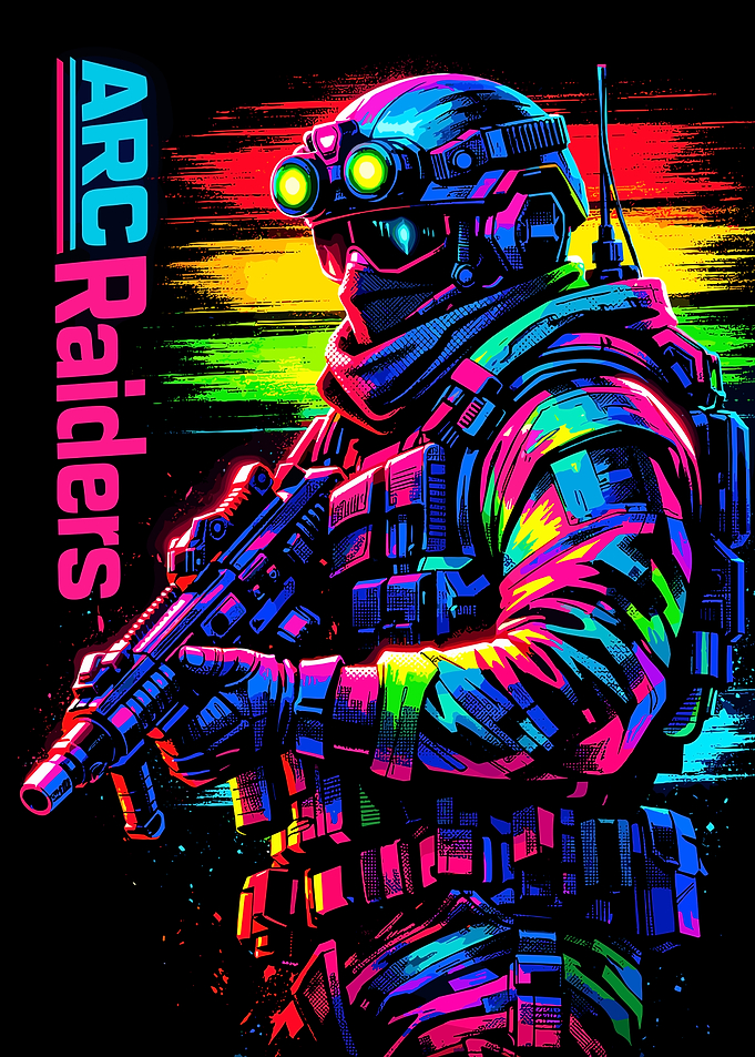 Arc Raiders Neon Soldier