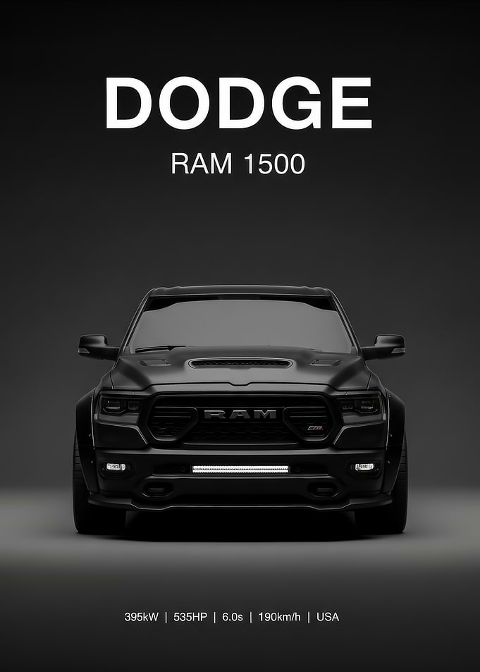 Dodge Ram 1500 Black Truck