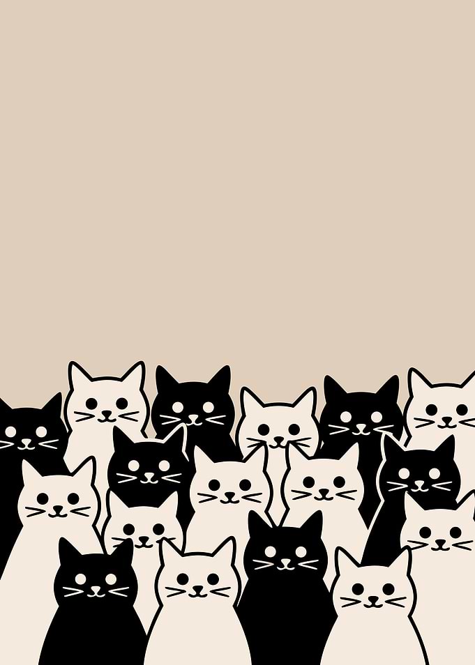 Cartoon Cats Cute Pattern