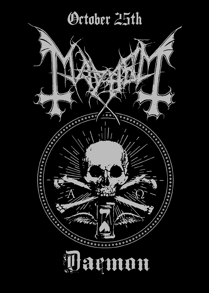 Mayhem Darmon October 25th Poster