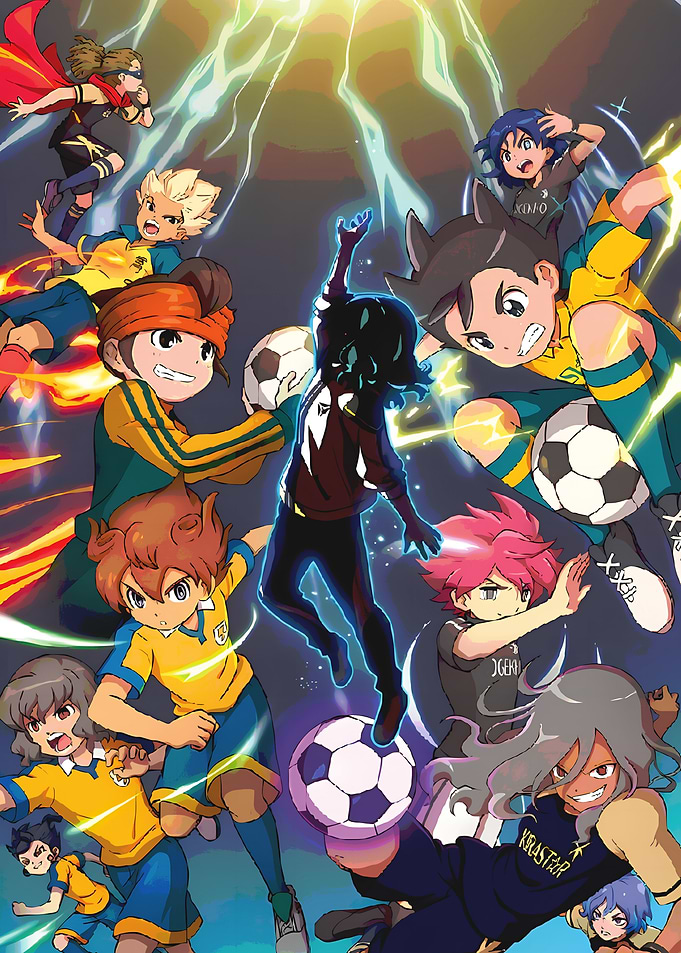 Inazuma Eleven anime characters illustration