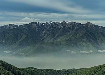 Olympic Mountains via Hurricane Ridge