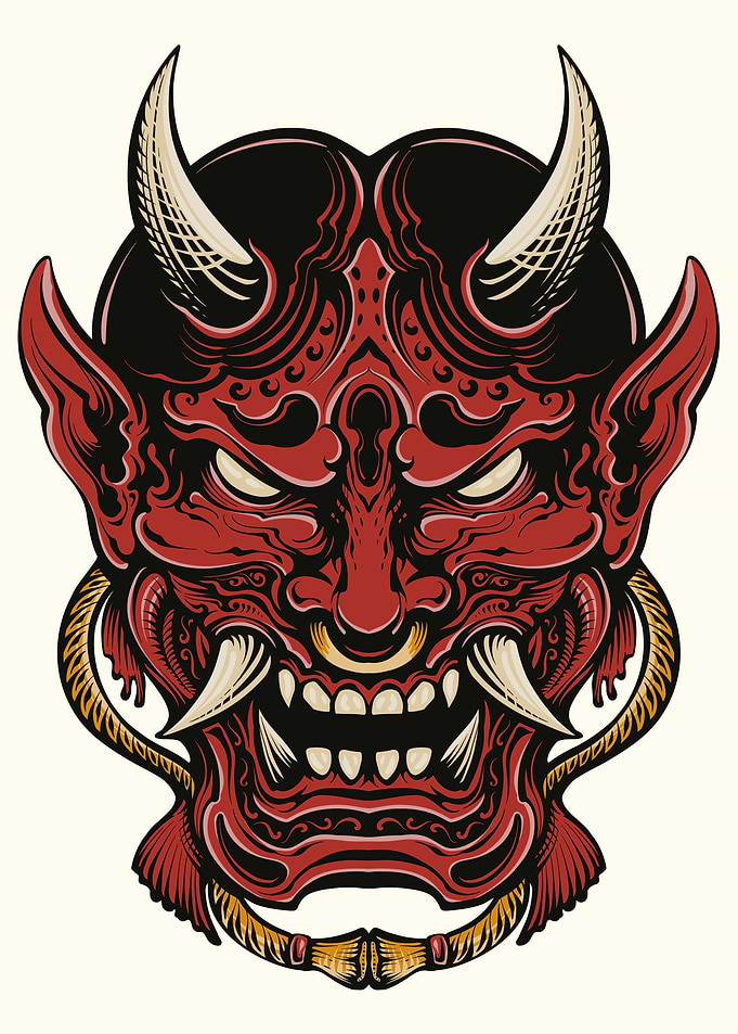 Red Oni Mask