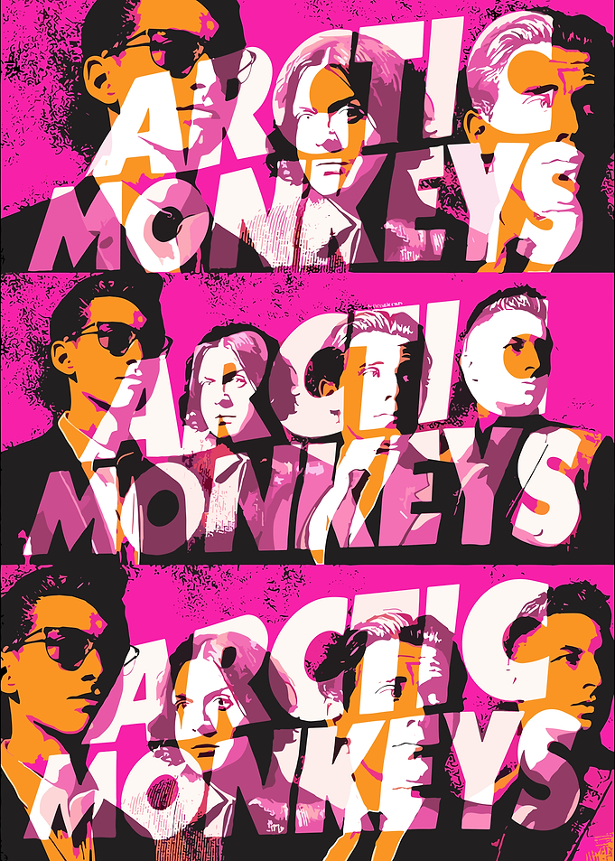 Arctic Monkeys Band Poster Art