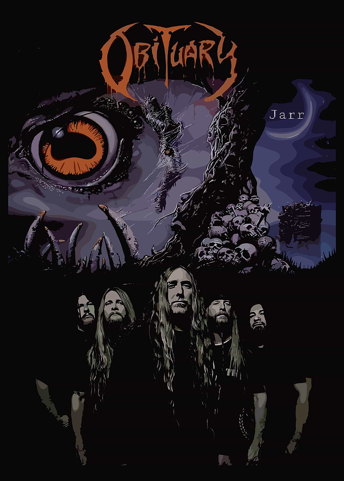 Obituary band album cover art