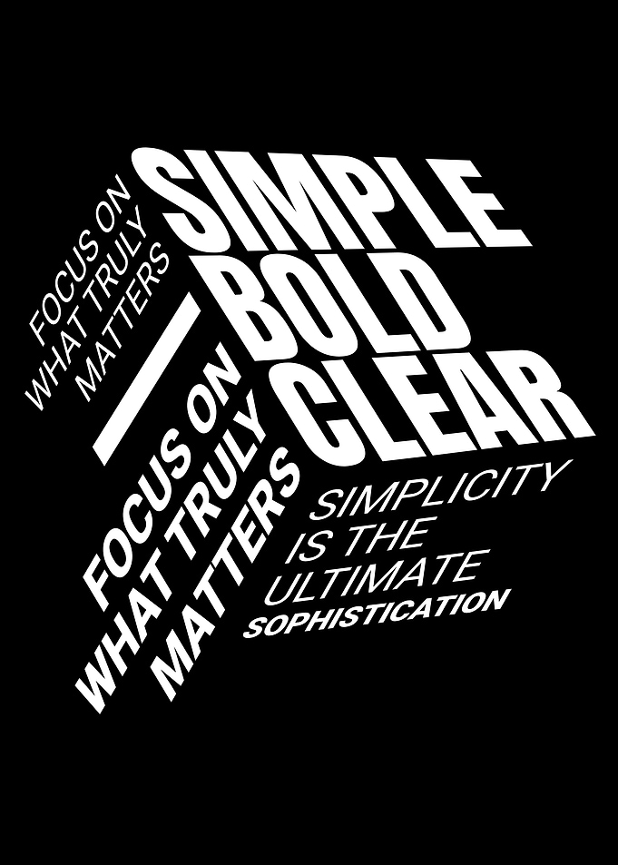 Simple Bold Clear
