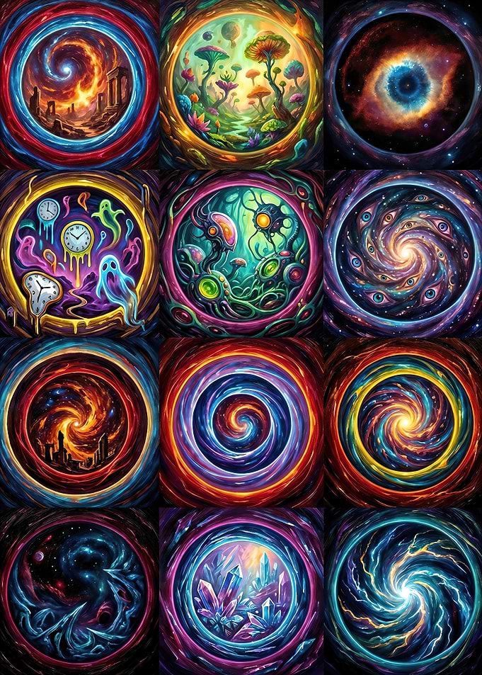 Concentric Circles — Cosmic Resonance