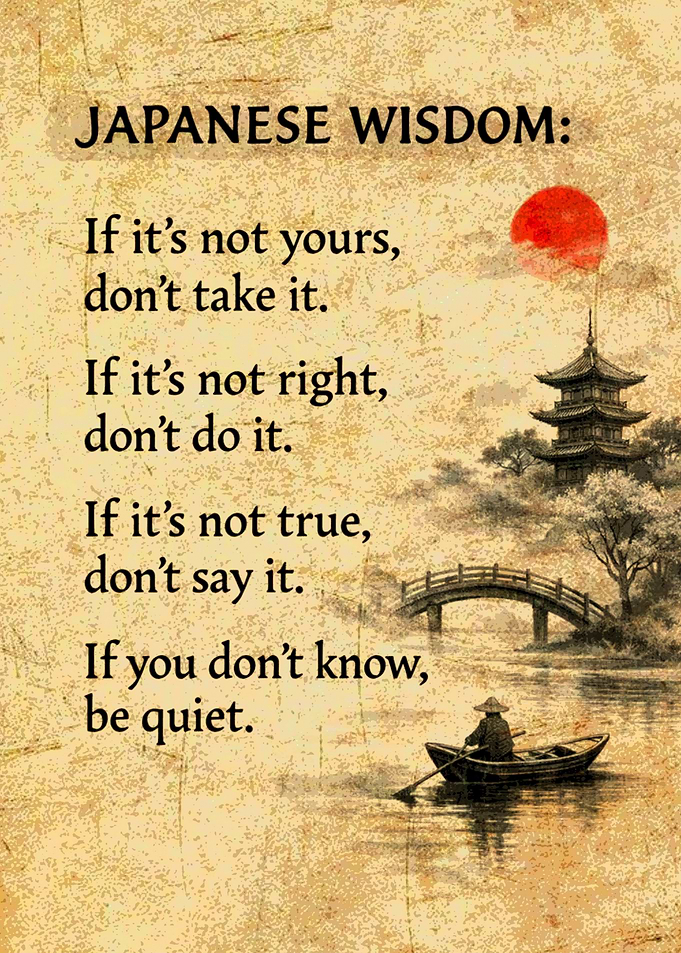 Japanese Wisdom: Ethical Principles