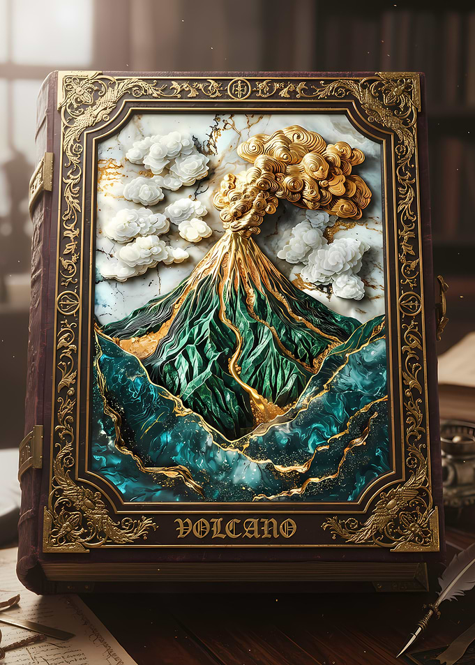 Volcano Book Cover Art