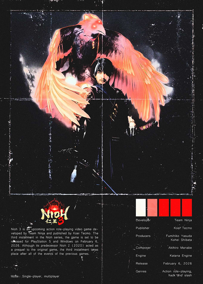 Nioh 3 Game Poster