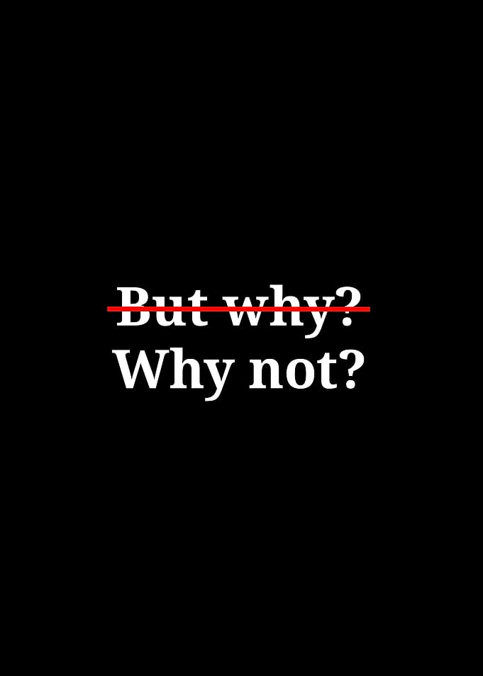 But why? Why not? Text Art