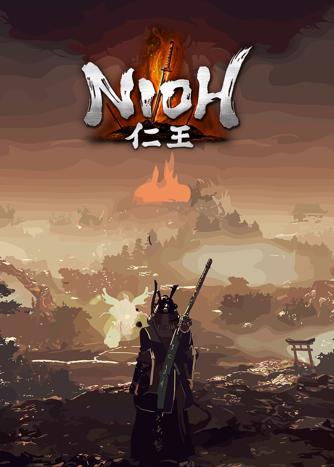 Nioh Game Pixel Art