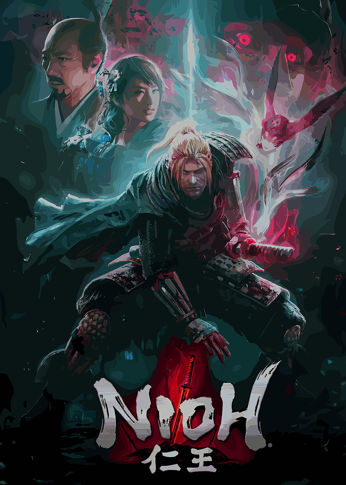 Nioh Game Cover Art