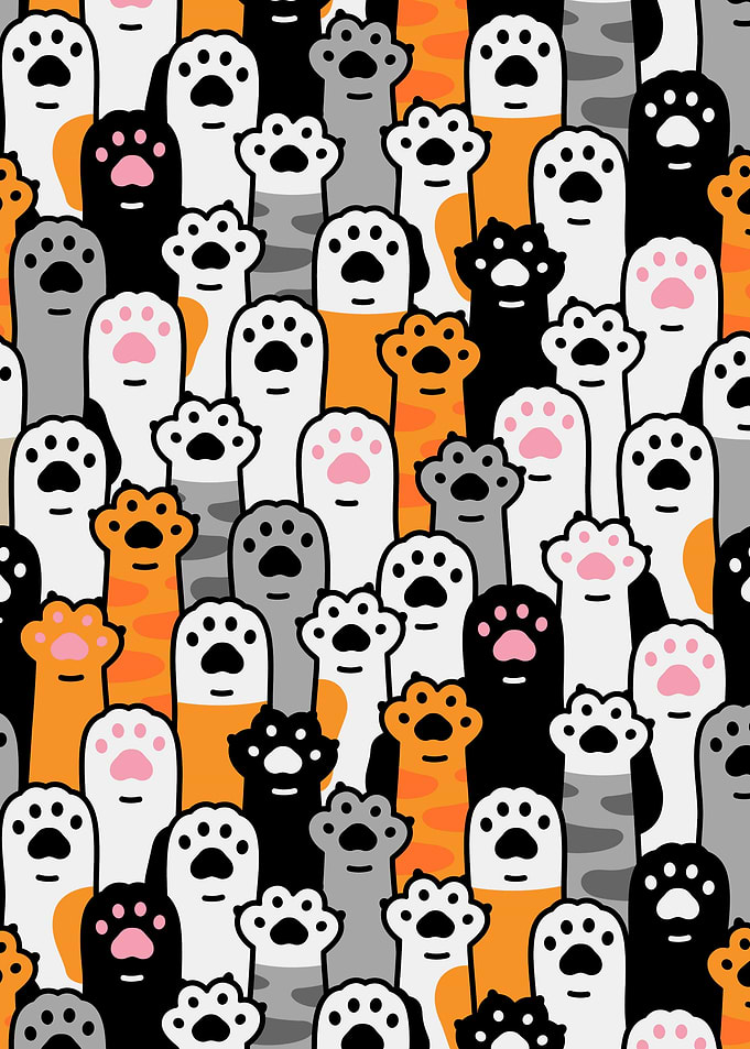 Cat Paws Pattern